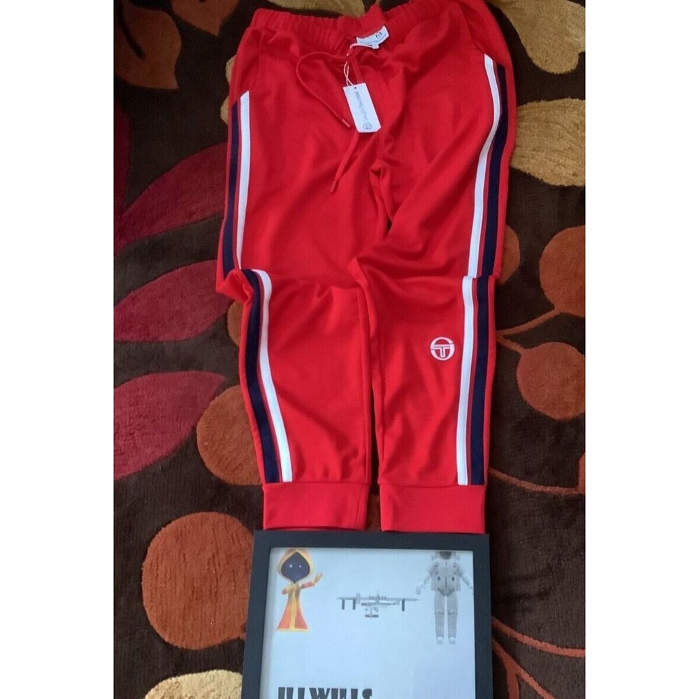 Sergio Tacchini Damarindo Archivio Track Pants Red/Navy UKF2214552-621 L